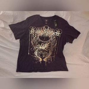 LL Cool J Celtic Design Graphic Shirt Dark Purple Gold Size XXL